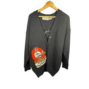 Le Pull-over Vintage Bugs Bunny 50th Birthday Oversized cardigan Small